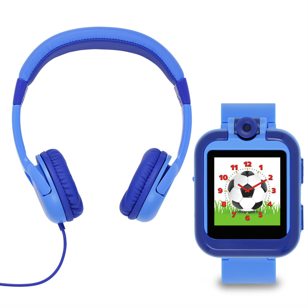 Tikkers Plain Blue Interactive Watch & Headphone Set Interactive Watch and Headphone Set Tikkers   