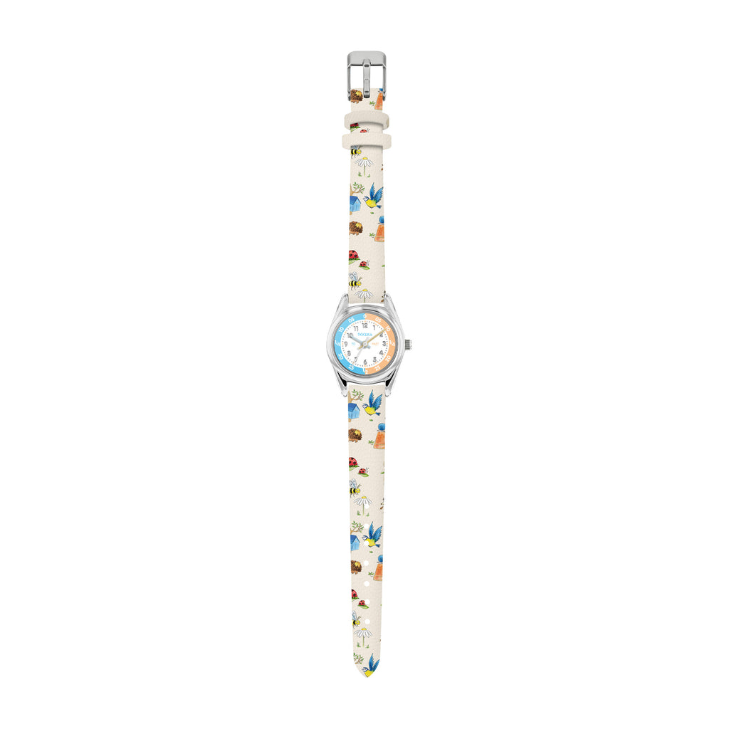 RSPB x Tikkers Wild Things Printed Strap Kids Time Teacher Watch Watch Tikkers   