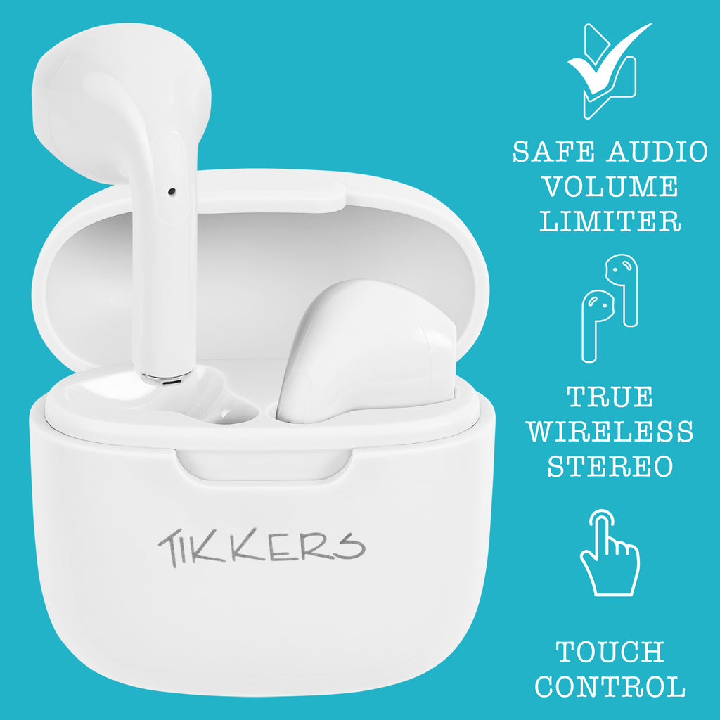 Tikkers Series 10 White Smart Watch with TWS Tikkers