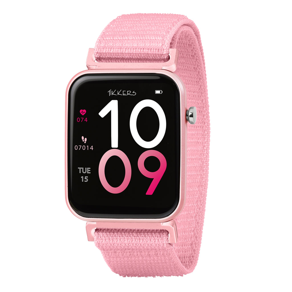 Tikkers Series 13 Pink Ripetape Smart Watch smart watch Tikkers   