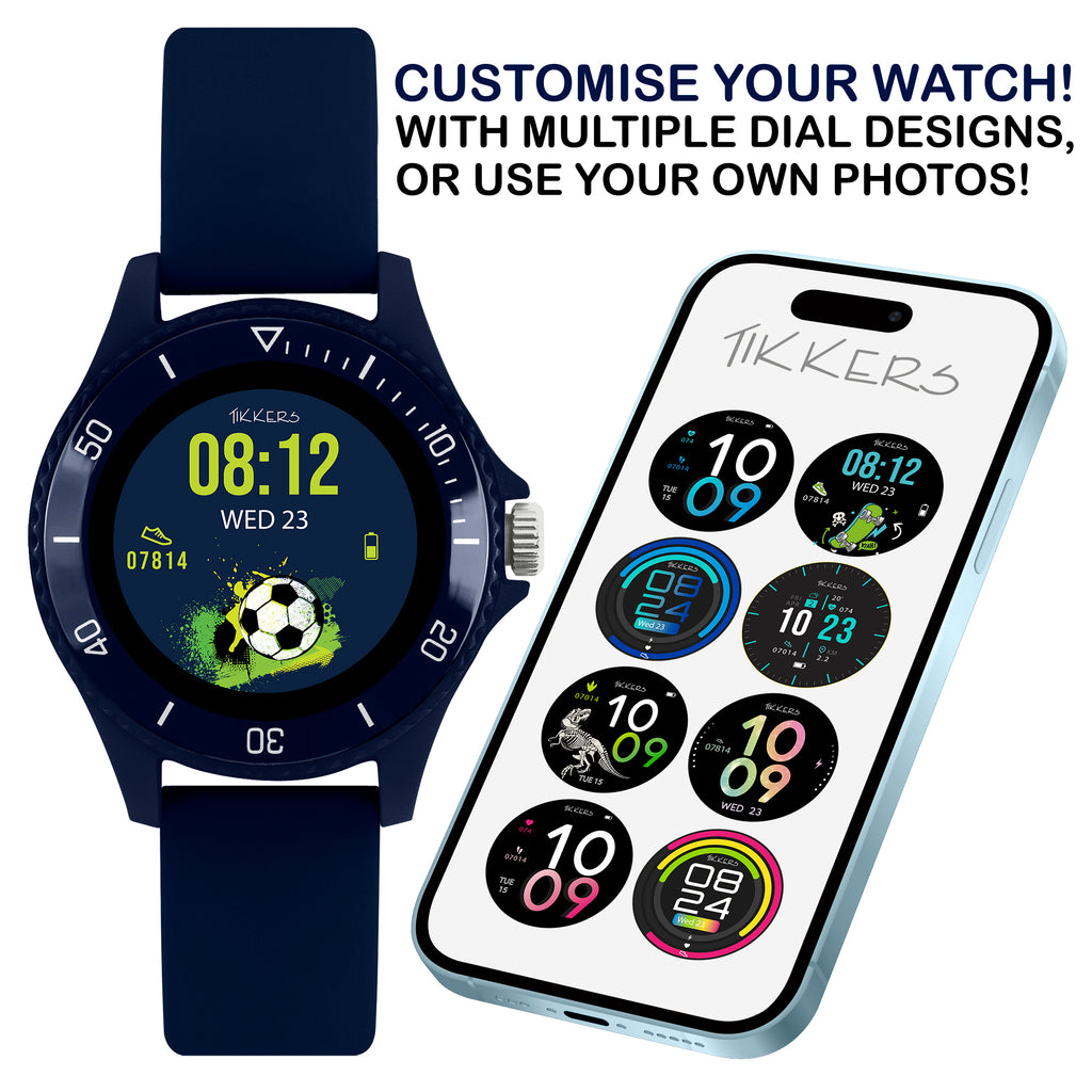 Tikkers Series 34 Navy Strap Smart Watch smart watch Tikkers   