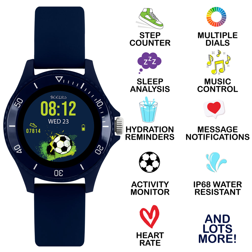 Tikkers Series 34 Navy Strap Smart Watch smart watch Tikkers   