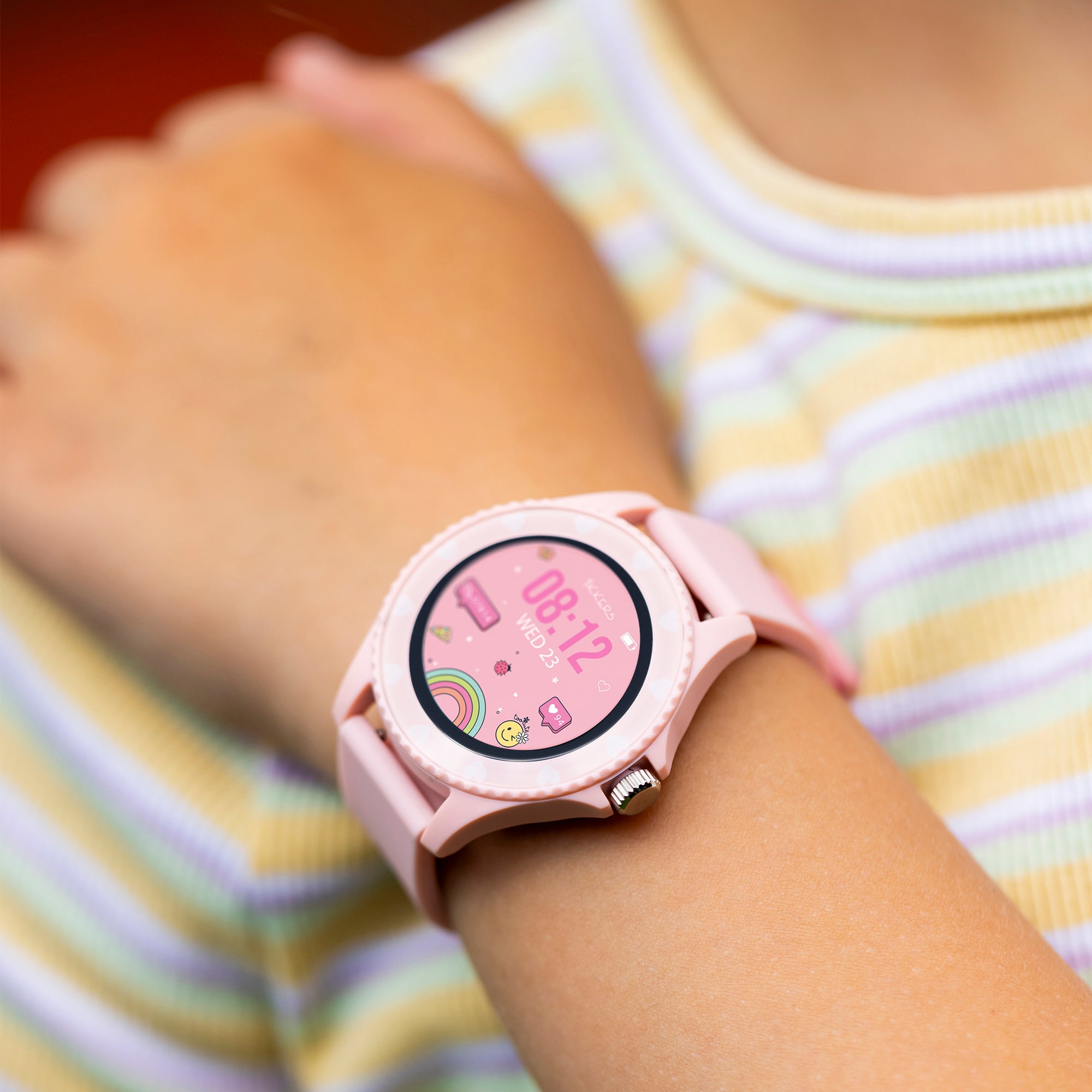 Tikkers Series 34 Pink Strap Smart Watch - Main Image