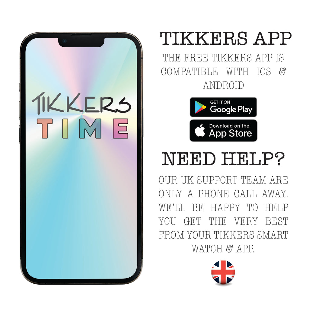Tikkers Series 34 Pink Strap Smart Watch smart watch Tikkers   