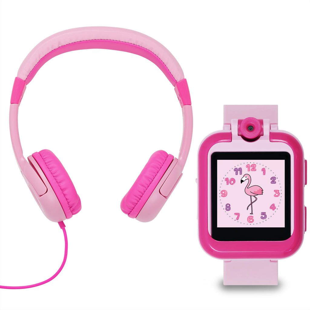 Tikkers Plain Pink Interactive Watch & Headphone Set Interactive Watch and Headphone Set Tikkers   