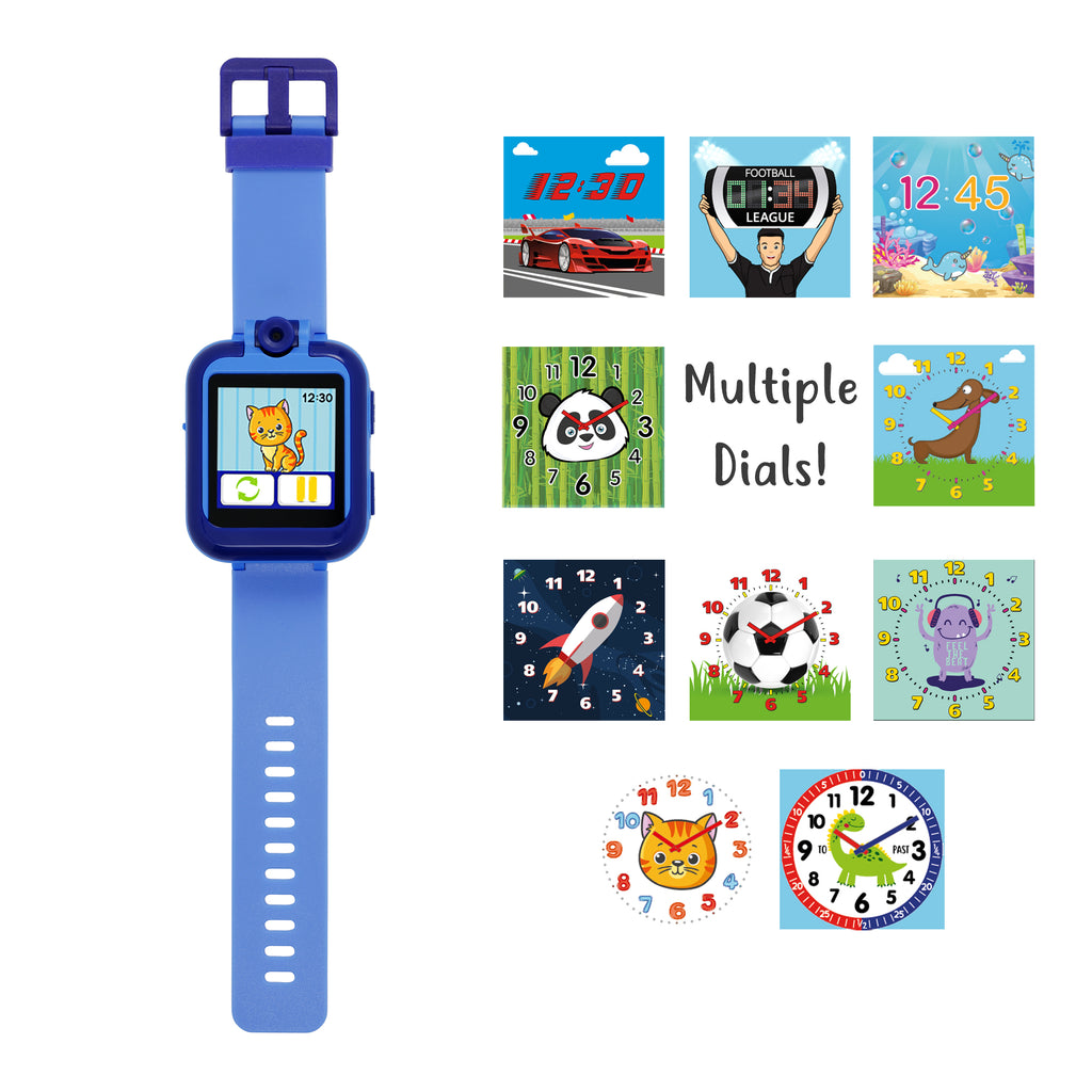 Tikkers Plain Blue Interactive Watch & Headphone Set