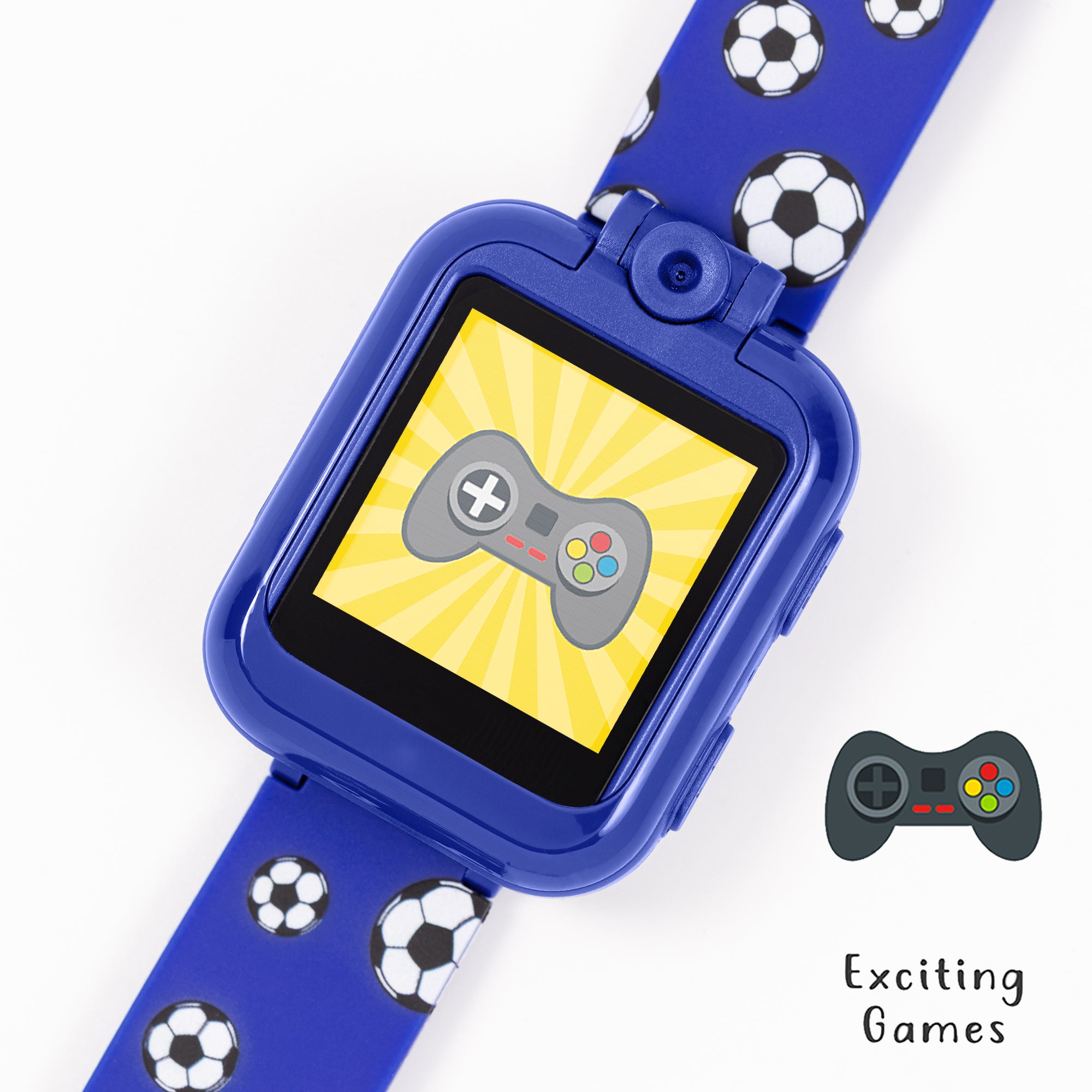 Tikkers Blue Football Interactive Watch Headphone Set