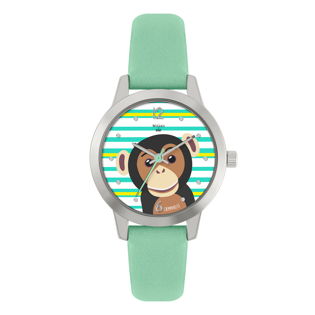 Tikkers x WWF - Chimpanzee  Dial Watch Watch Tikkers   