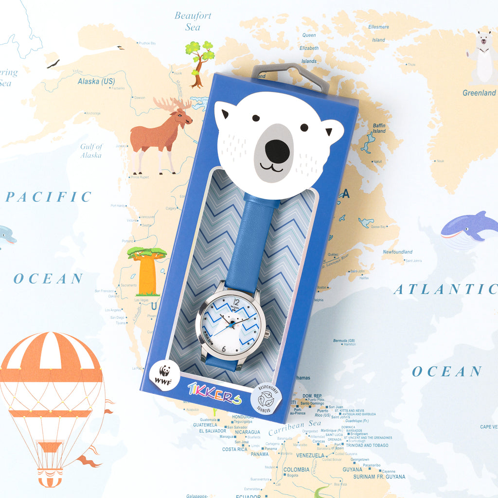 Tikkers x WWF - Polar Bear Dial Watch Watch Tikkers   